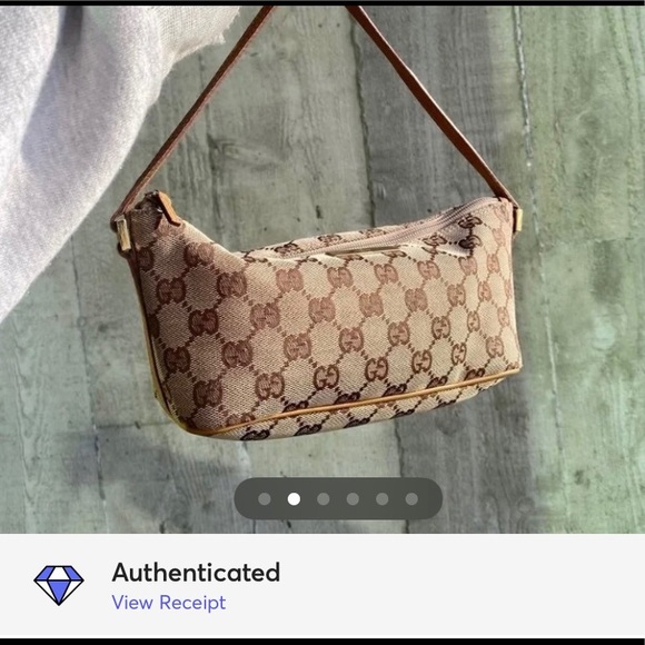 Gucci GG monogram canvas pouchette boat bag - Picture 4 of 11